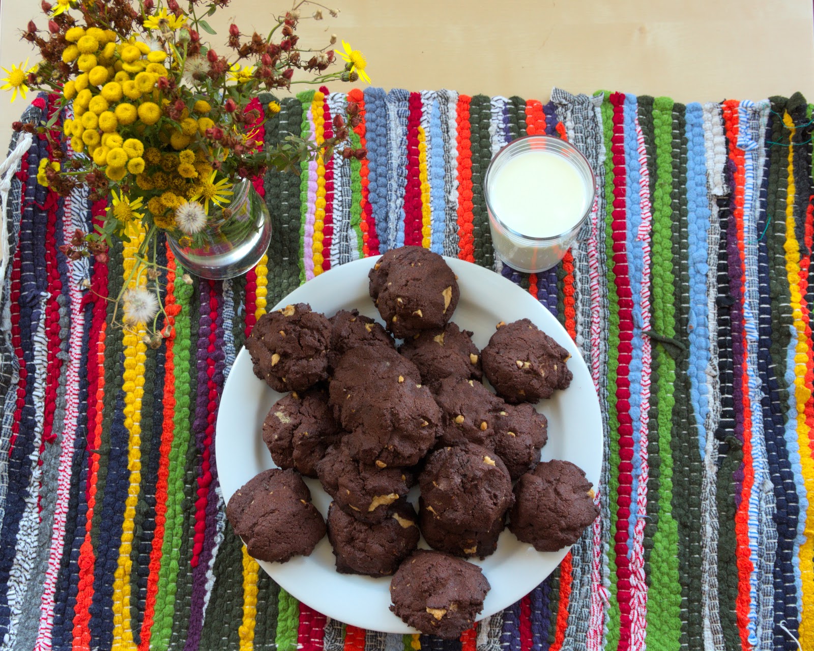 Peanutbutter Chocolate Cookies