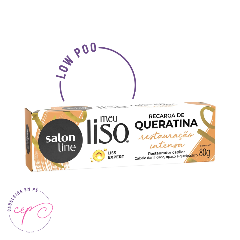 Recarga de Queratina Restauração Intensa - Salon Line (Low Poo)