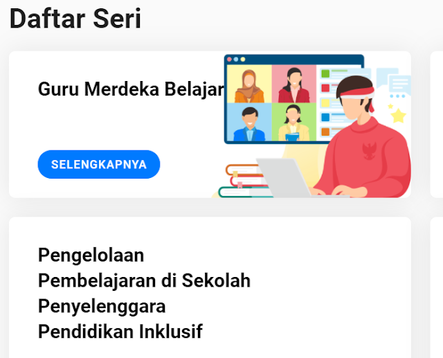 Pendaftaran Bimtek Seri Guru Merdeka Belajar