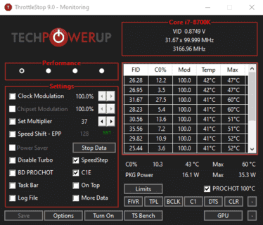 ThrottleStop v9 Captura