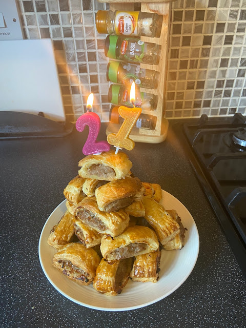 Sausage Roll birthday cake