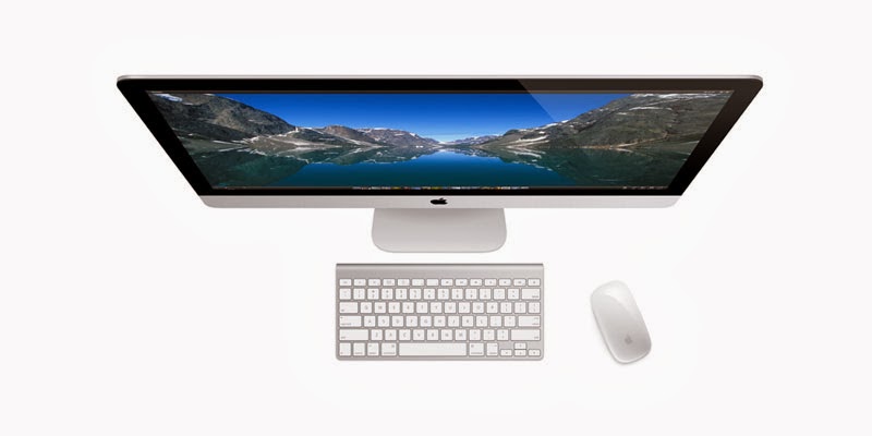 моноблок Apple iMac 27 ME089 вид сверху