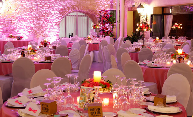 Boda Valencia color rosa