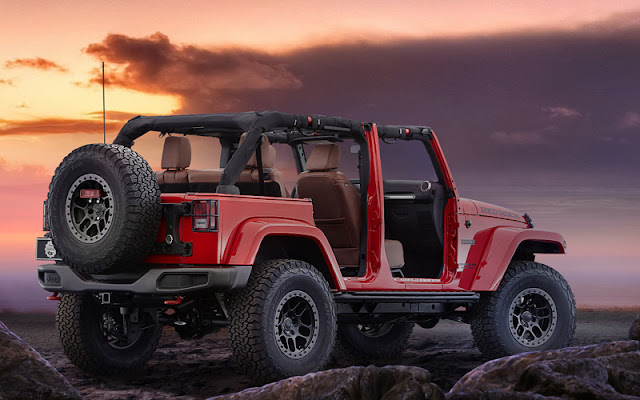  Ini dia wajah Mobil Konsep Wrangler Red Rock