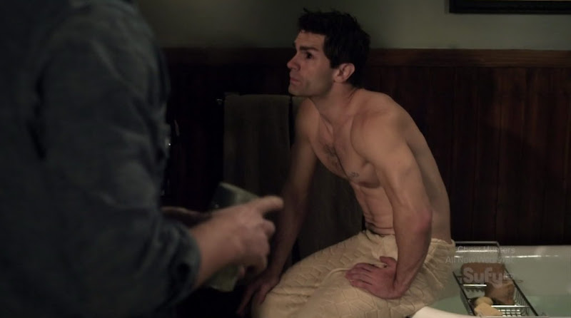 Sam Witwer Shirtless on Being Human s1e07