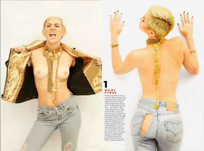 Ampliar Topless de Miley Cyrus Maxim