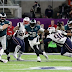 La ofensiva de los Eagles de Philadelphia fue demasiado para la defensa de los Patriots