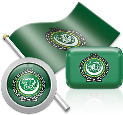 Arabs flag icons pictures collection