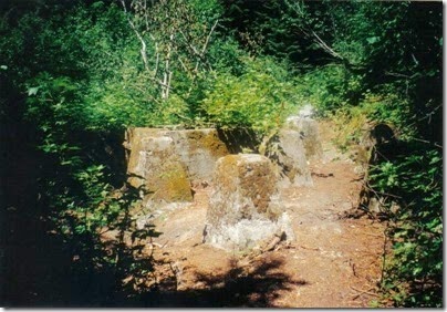 Water Tower Footings at Wellington on the Iron Goat Trail in 2000