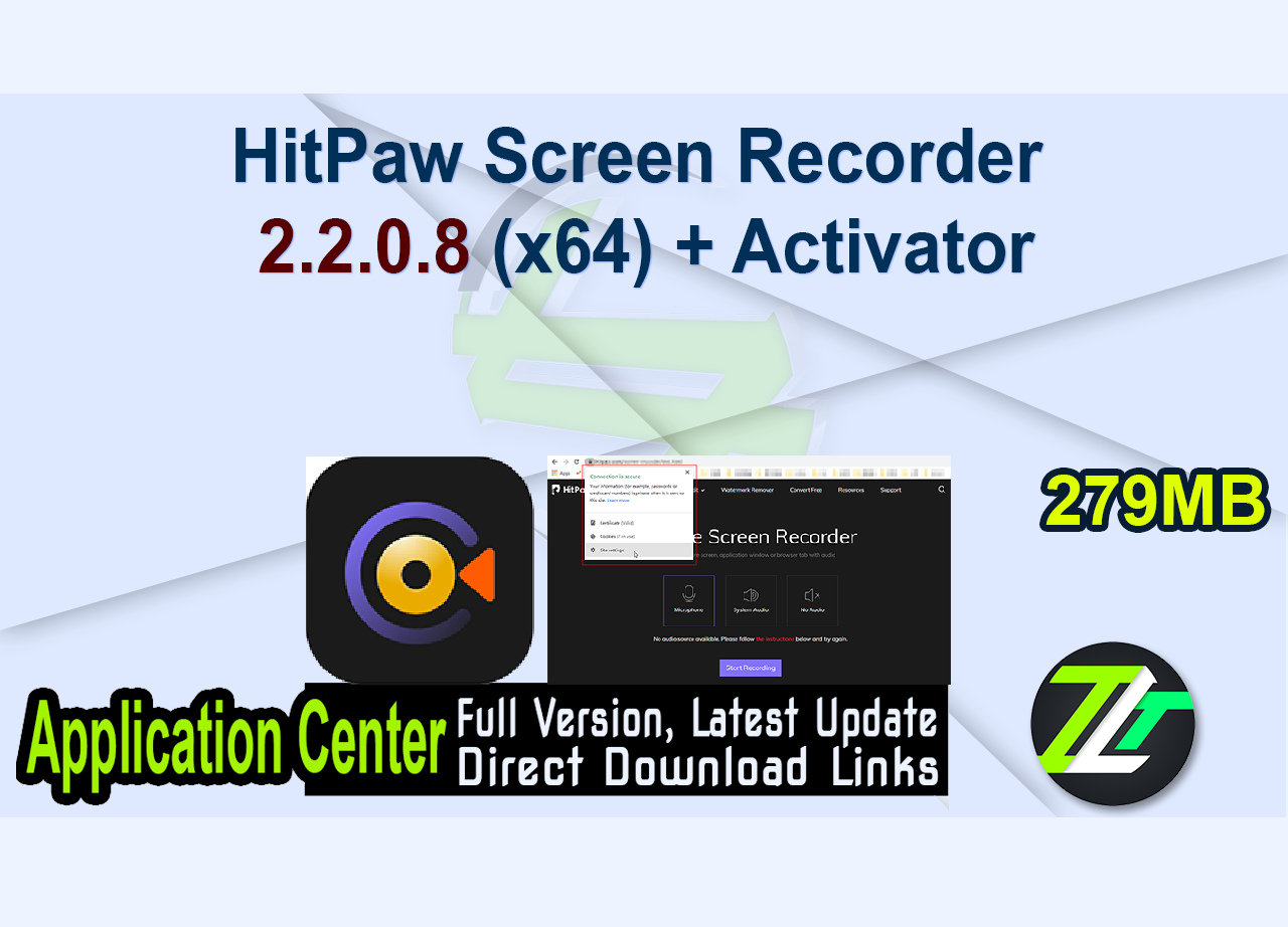 HitPaw Screen Recorder 2.2.0.8 (x64) + Activator