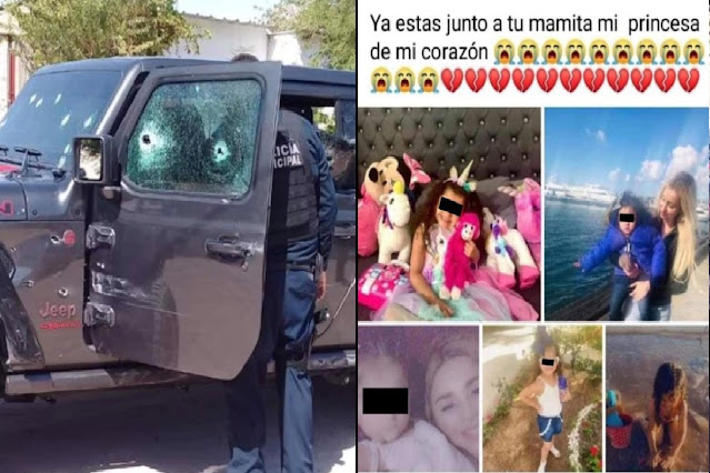 "Ya estas junto a tu mamita princesa de mi corazón" una madre y su hija son ejecutados por Sicarios de Los Salazar ligados a Los Chapitos en Sonora cuando iban en su  Jeep Gladiator