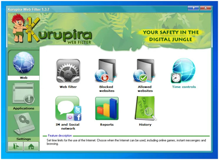 Kurupira :  Αποκλείστε  ιστότοπους με ανεπιθύμητο περιεχόμενο 
