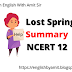 Lost Spring Summary Class 12 Flamingo NCERT Book Solutions