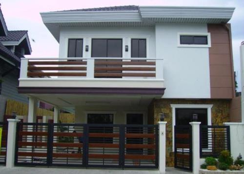  Rumah  Minimalis  2  Lantai  Sederhana  Rancangan  Desain 