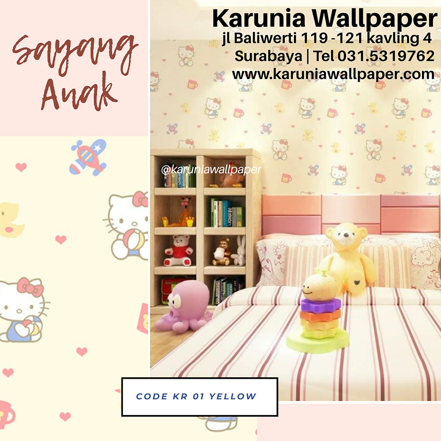 kamar anak hello kitty