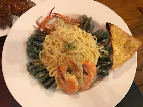 secret garden resto and cafe in baguio city - seafood pasta