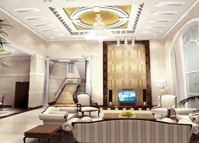 pop ceiling ideas for luxurious rooms