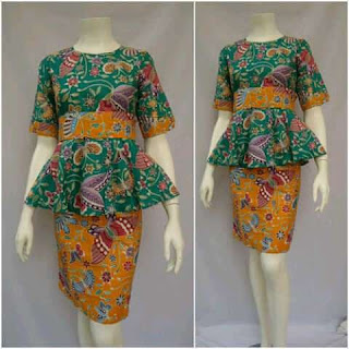 Model Dress Batik Karlina