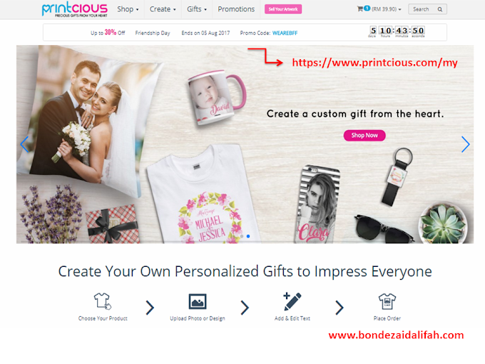REKA HADIAH MENARIK DI PRINTCIOUS UNTUK MEREKA YANG TERSAYANG