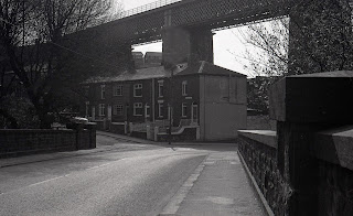 Woodside Place and viaduct at Darcy Lever