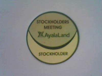 AyalaLand Annual Stockholders Meeting 2010 Tag