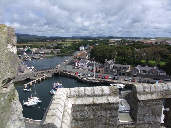 Town from the ramparts