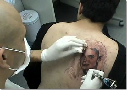 Tatuando Michael Jackson 8