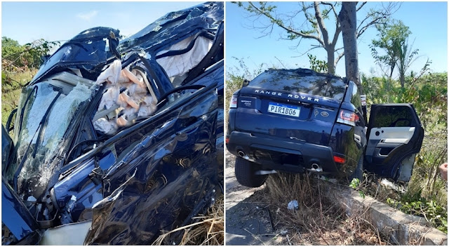 PI | Colisão entre caminhão e Range Rover deixa um morto na BR 343