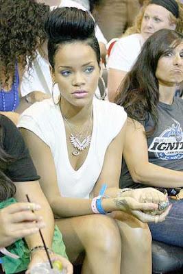 Rihanna NBA Finals Pictures