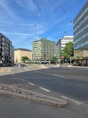 Helsinkiの街の風景