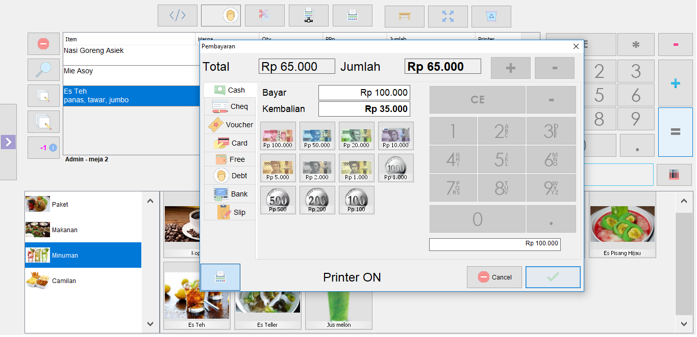 MESIN KASIR RESTORAN TERBAIK DAN LENGKAP BANYAK PILIHAN APLIKASI PROGRAM SOFTWARE RESTORAN ONLINE POINT OF SALE