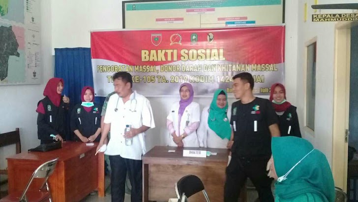 Satgas TMMD Kodim 1424/Sinjai Gelar Bakti Sosial Pengobatan dan Khitanan Massal Gratis