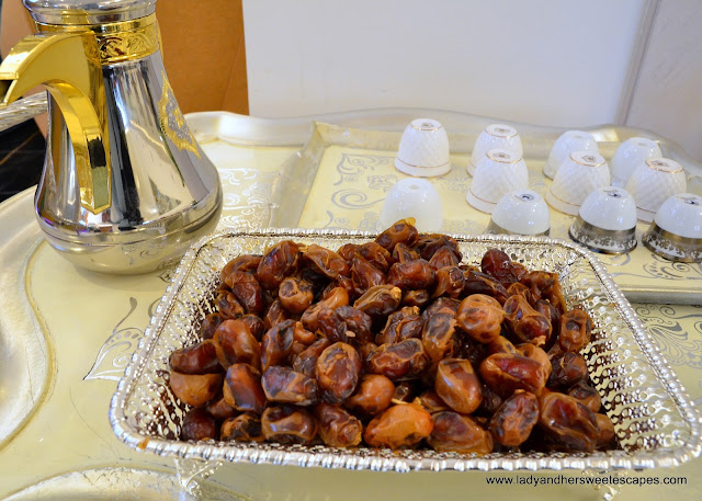 Dates and Arabic coffee