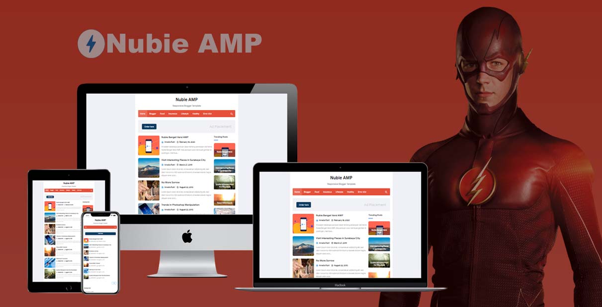  Nubie Banget Responsive Blogger Template