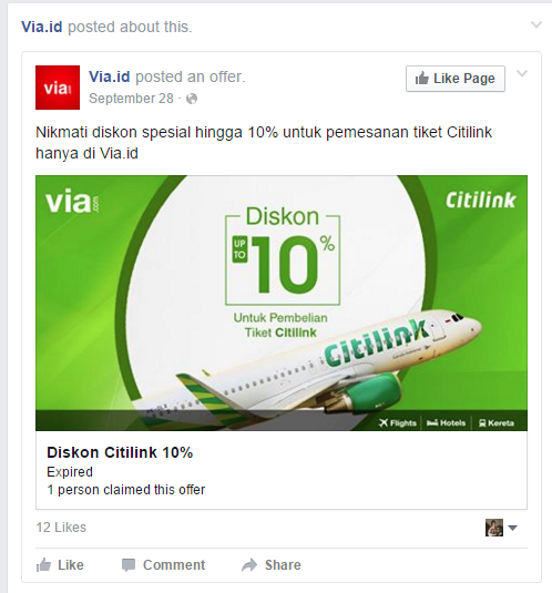 Contoh Iklan Facebook; Ads Copy dan Gambar