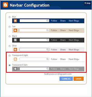 Cara MUdah Menghilangkan Navbar blogger