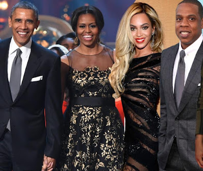 "We both have wives who are significantly more popular than we are" Obama hails Jay Z in new video as he's inducted into the Songwriters Hall of Fame 