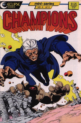 cover of Champions #4 from Eclipse Comics