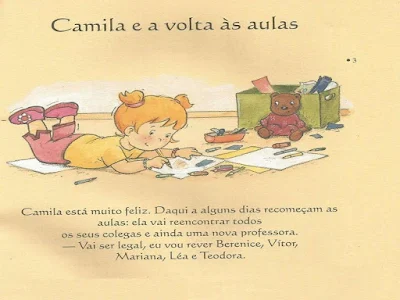 Camila e a volta às aulas