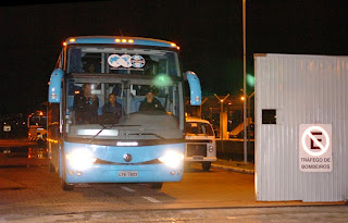 Grêmio chegou às escondidas no Aeroporto