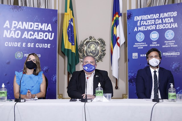 Governo de Pernambuco anuncia novas flexibilizações no Plano de Convivência com a Covid-19