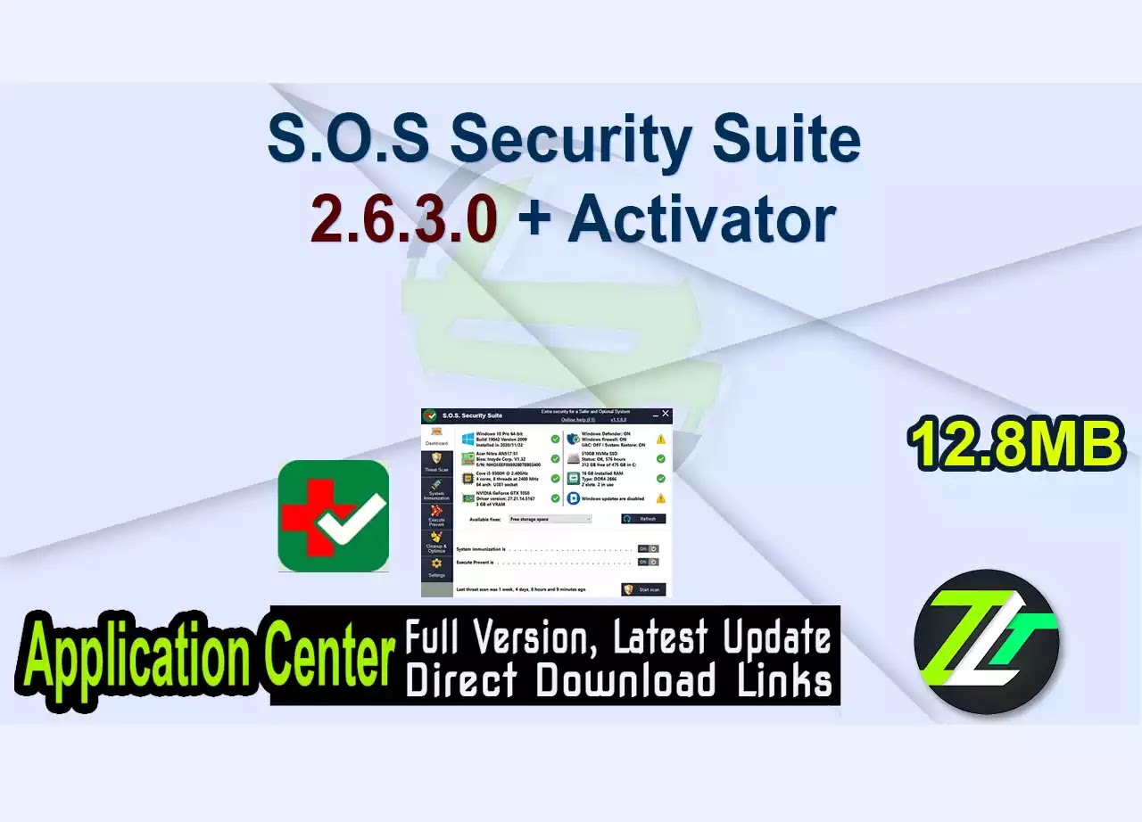 S.O.S Security Suite 2.6.3.0 + Activator