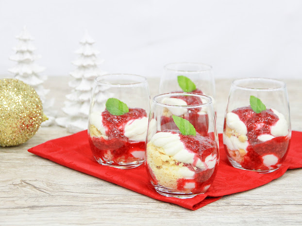 Verrine de frutas vermelhas