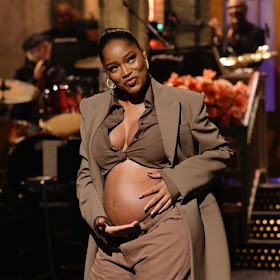 Keke Palmer SNL Baby bump photos