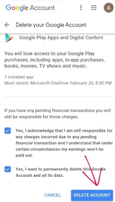 google account delete kaise kare