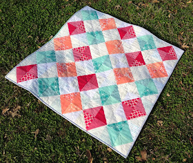 http://ablueskykindoflife.blogspot.com/2015/03/sorbet-baby-quilt-finish.html