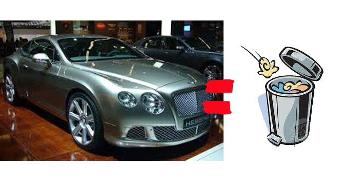  Mobil Mewah Bentley Seharga Rp 6 Miliar Dianggap Sampah 