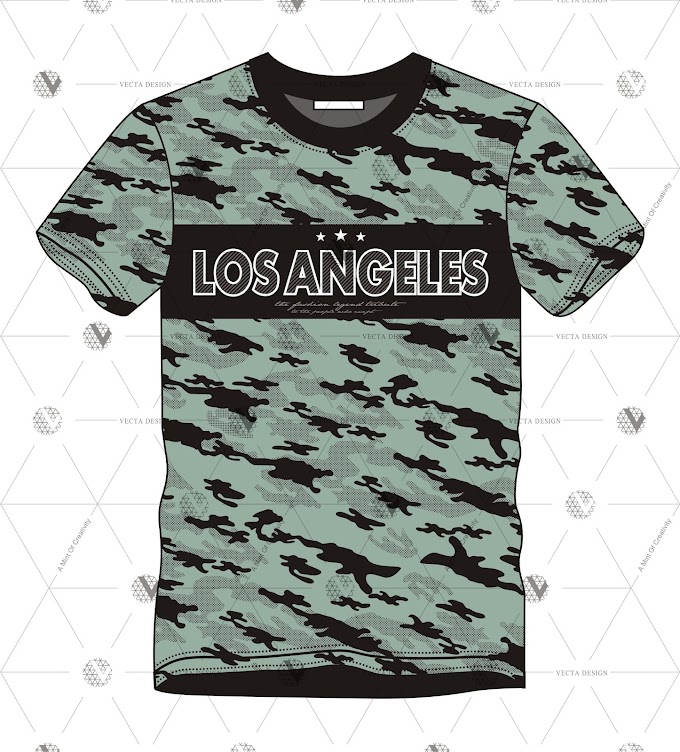 Free T-Shirt Design | Graphic LA Tees - Vecta Design