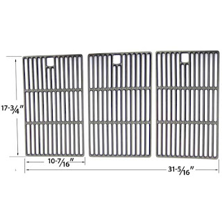 CAST COOKING GRATES FOR 3218LT, 3218LTM, 3218LTN, DG0576CC, E3518-LP, E3518-LPG, L3218 GAS MODELS, SET OF 3