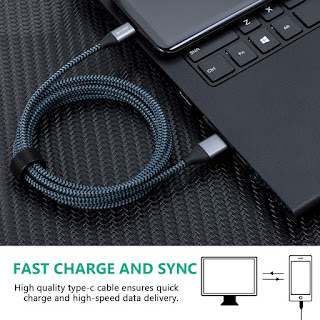 USB Type C Cable, 3Pack 3FT 6FT 10FT USB A to USB C Cable